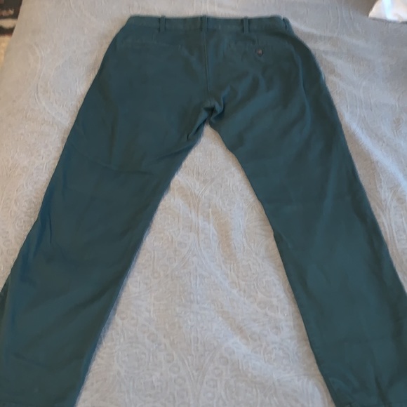 J. Crew Factory Dark Green Flex Slim Chinos Size 32/30 - Picture 6 of 10